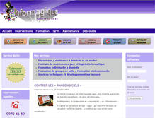 Tablet Screenshot of informagique.net